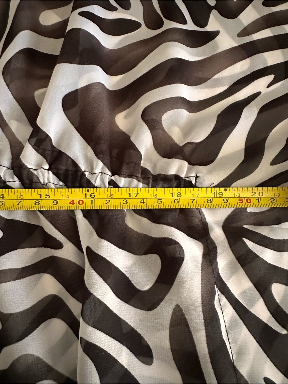 Zebra Print Swim, Bikini, Cover Up, Lightweight, XL - Picture 6 of 7
